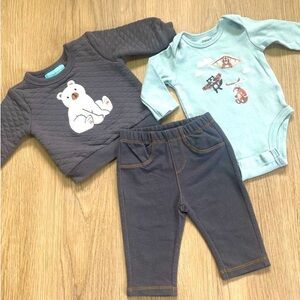 Pekkle 3 piece set 3 Months